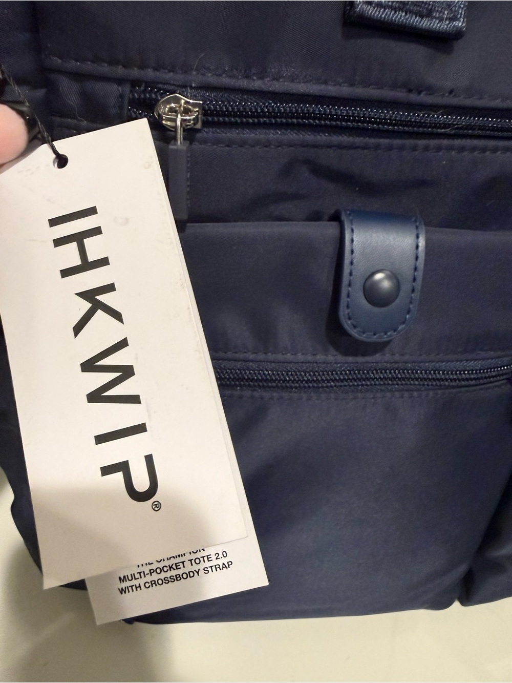 Navy Multi-Pocket Tote / Travel Bag - Picture 2 of 8